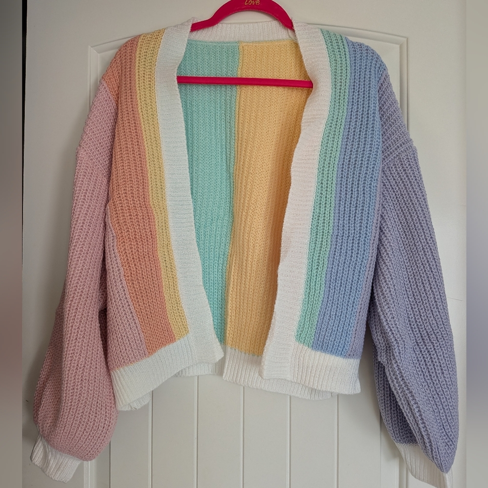 Colorful Striped Women's Sweater